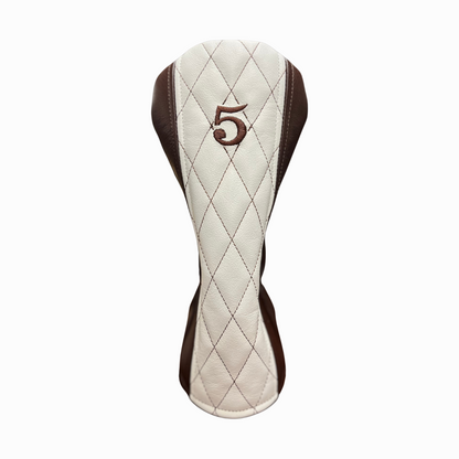 Limited Edition - Dark Chocolate and Smooth Marshmallow Leather Quilted 4-Piece Set