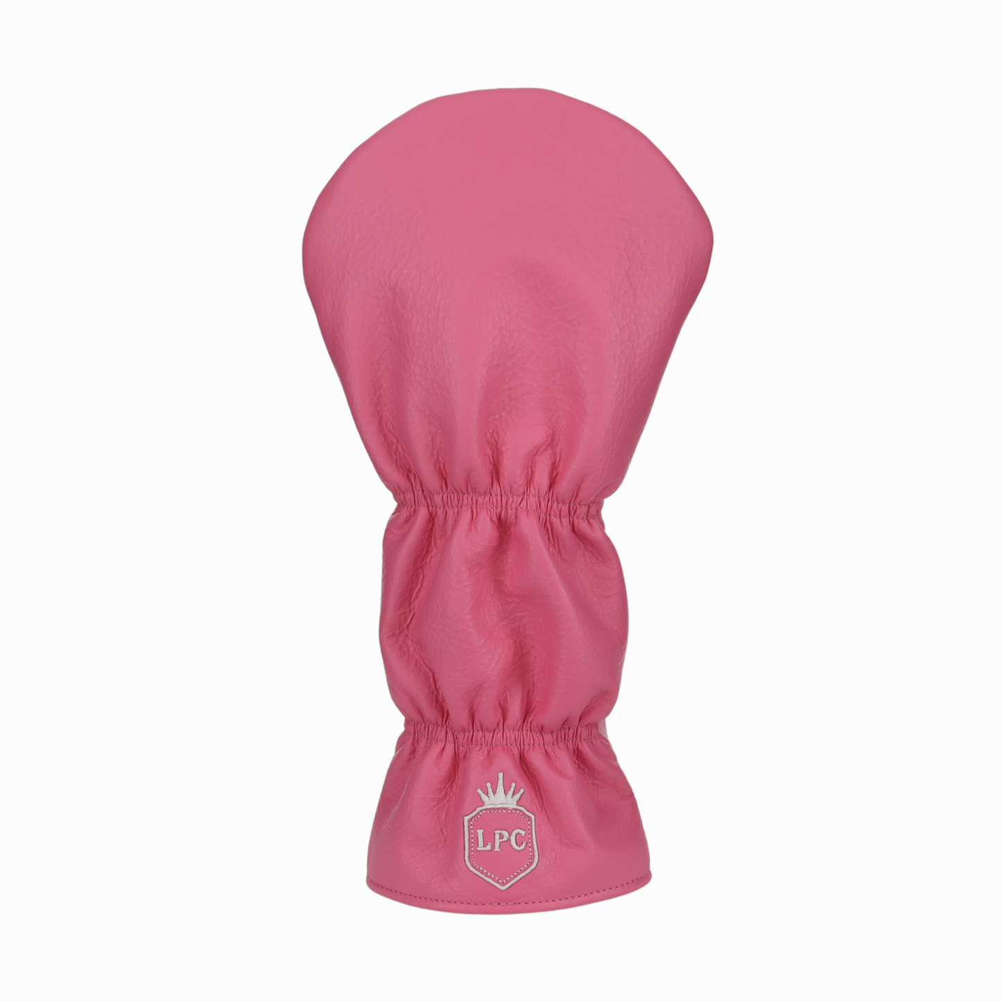 Pink with Pebbled Ivory Leather