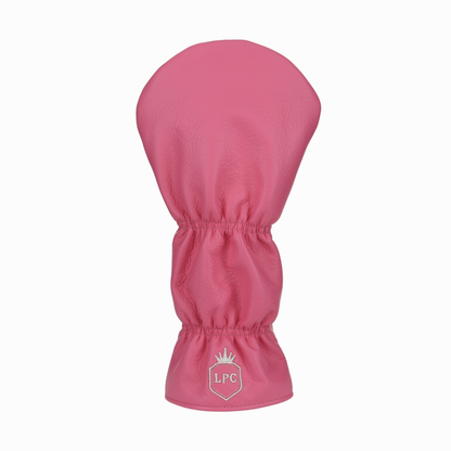 Pink with Pebbled Ivory Leather