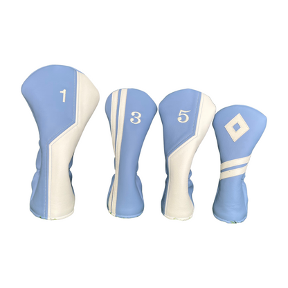 Powder Blue with Smooth Marshmallow Leather