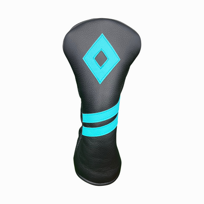 Pebbled Teal with Pebbled Black Leather
