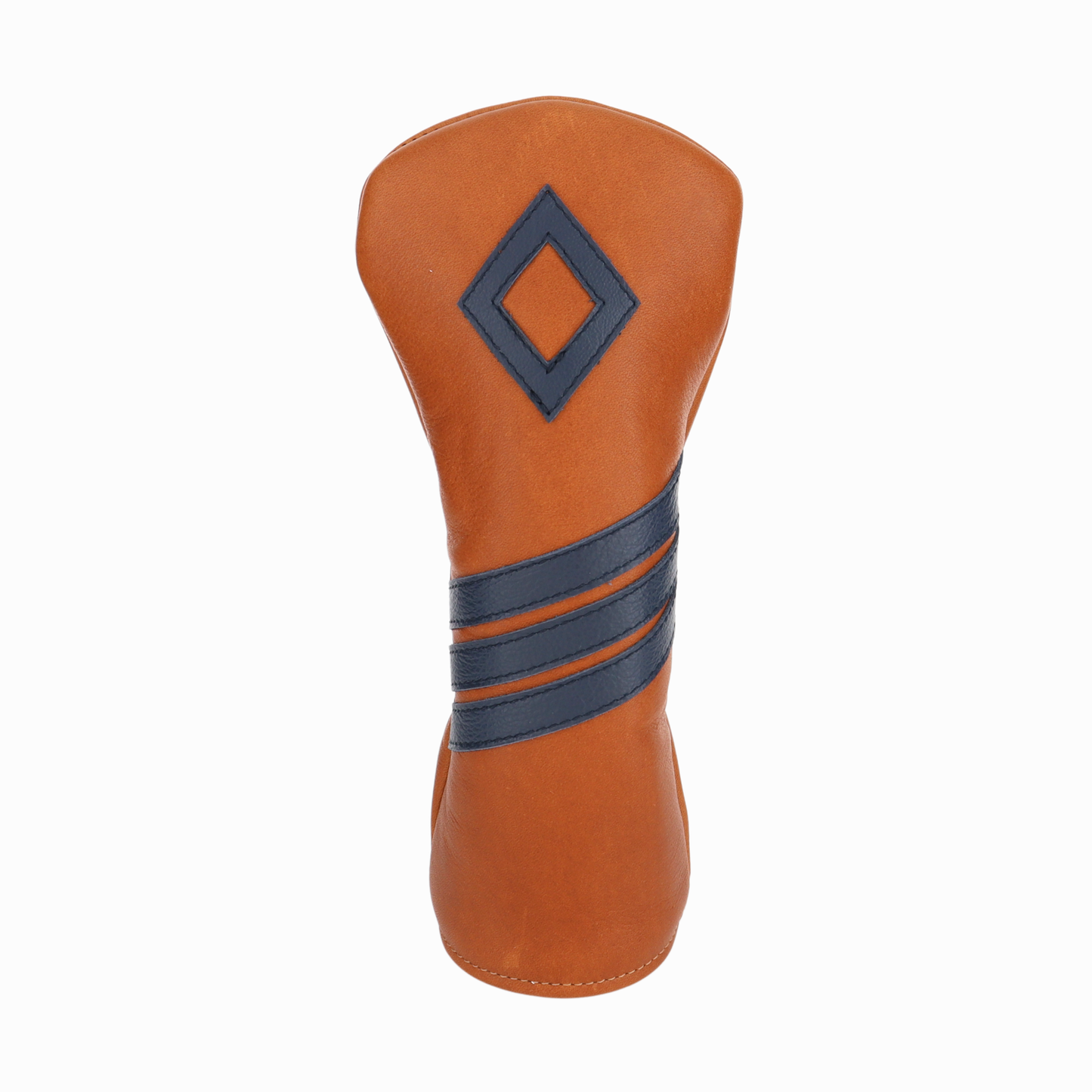 British Tan with Matte Navy Leather