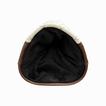 Limited Edition - Dark Chocolate and Smooth Marshmallow Leather Quilted 4-Piece Set