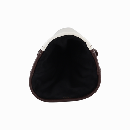Limited Edition - Smooth White with Dark Chocolate Leather 4-Piece Set